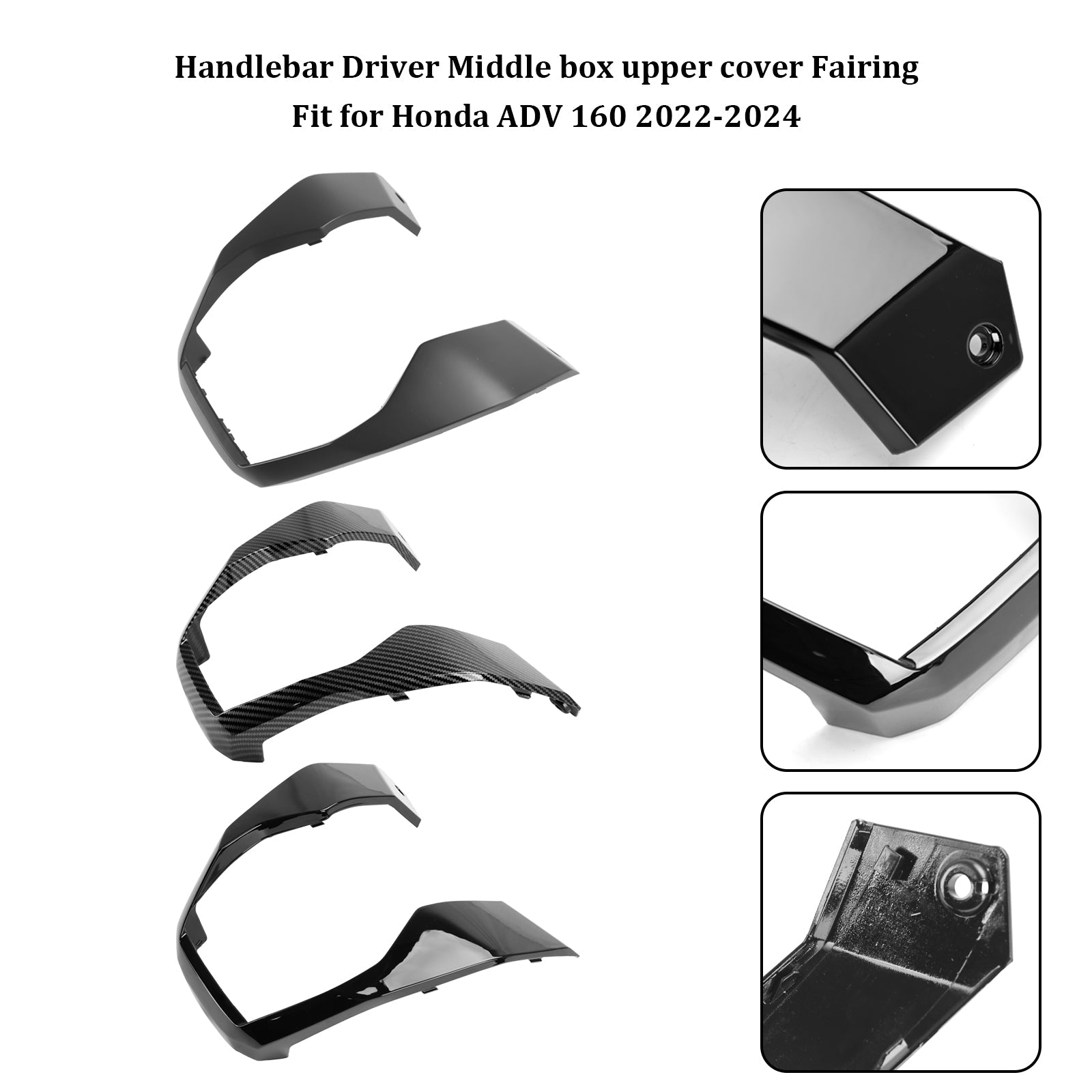 Honda ADV 160 2023-2024 Handlebar Driver Middle box lower cover Fairing