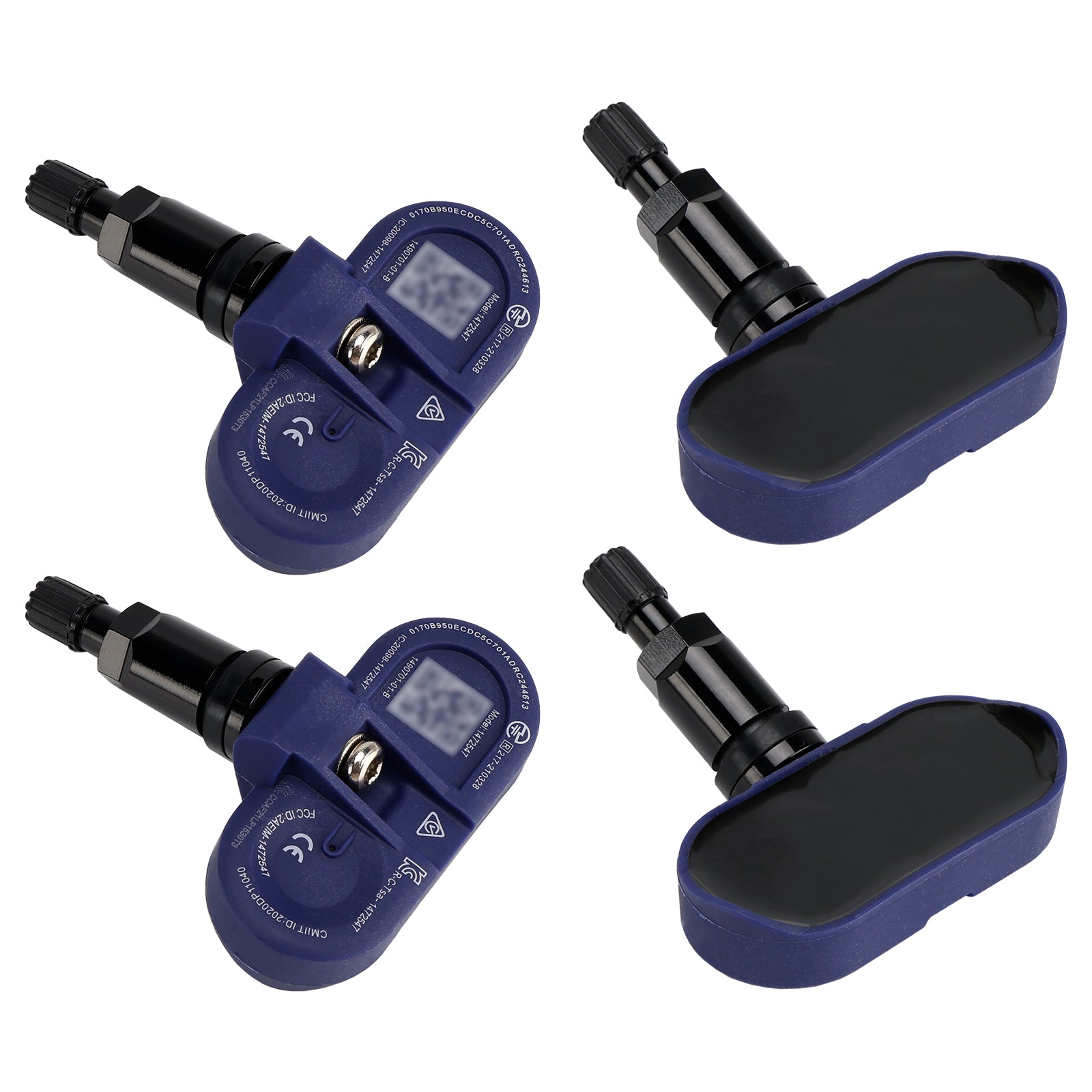 2021-2024 Tesla Model 3 / S / X / Y 4Pcs Bluetooth TPMS Tire Pressure Sensor