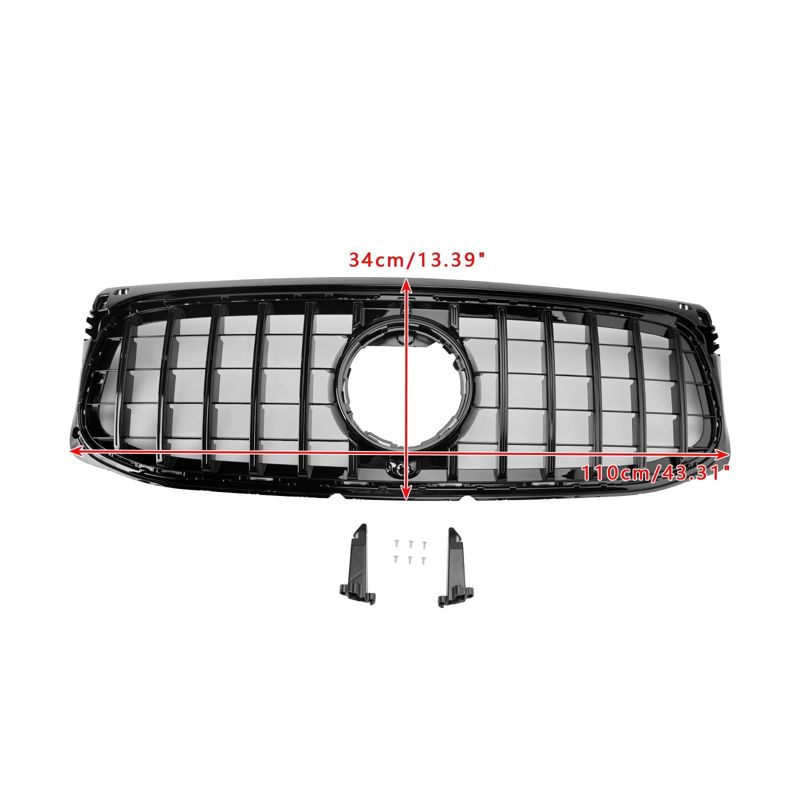 2020-2023 Mercedes Benz GLB X247 AMG-Line Black Front Bumper Grille Grill