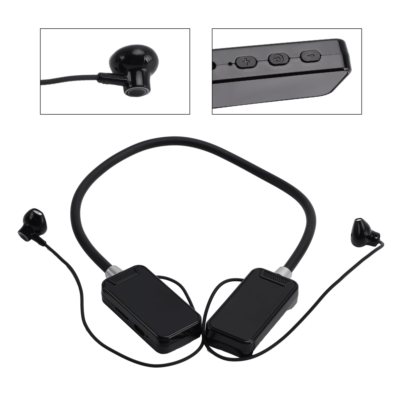 Bluetooth Headphones 5.3 Smart Digital Display for Games Live Singing Ear-Return