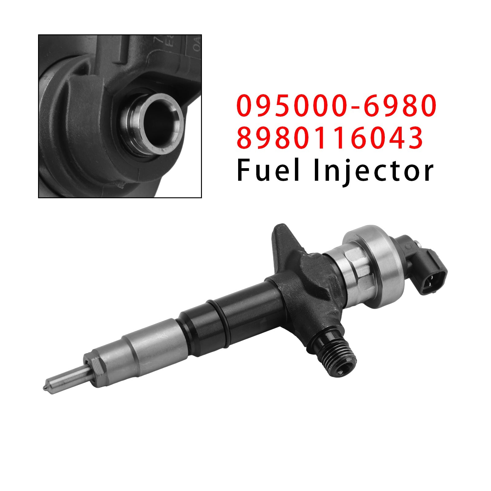2007-2012 For Holden/Isuzu 4JJ1 3.0L Engine 1PCS Fuel Injector 095000-6980