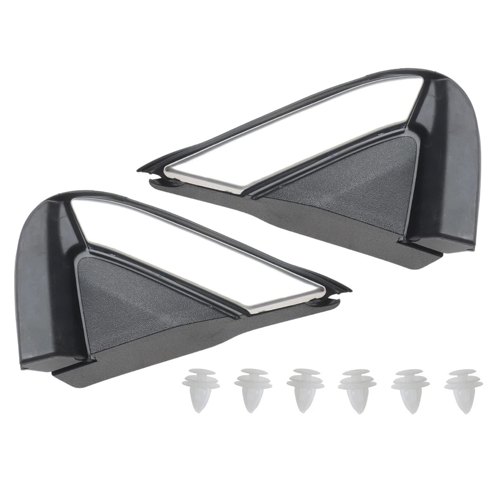 Pair Front Window Fender Corner Cover Trim Molding for GMC Terrain 2018-2024