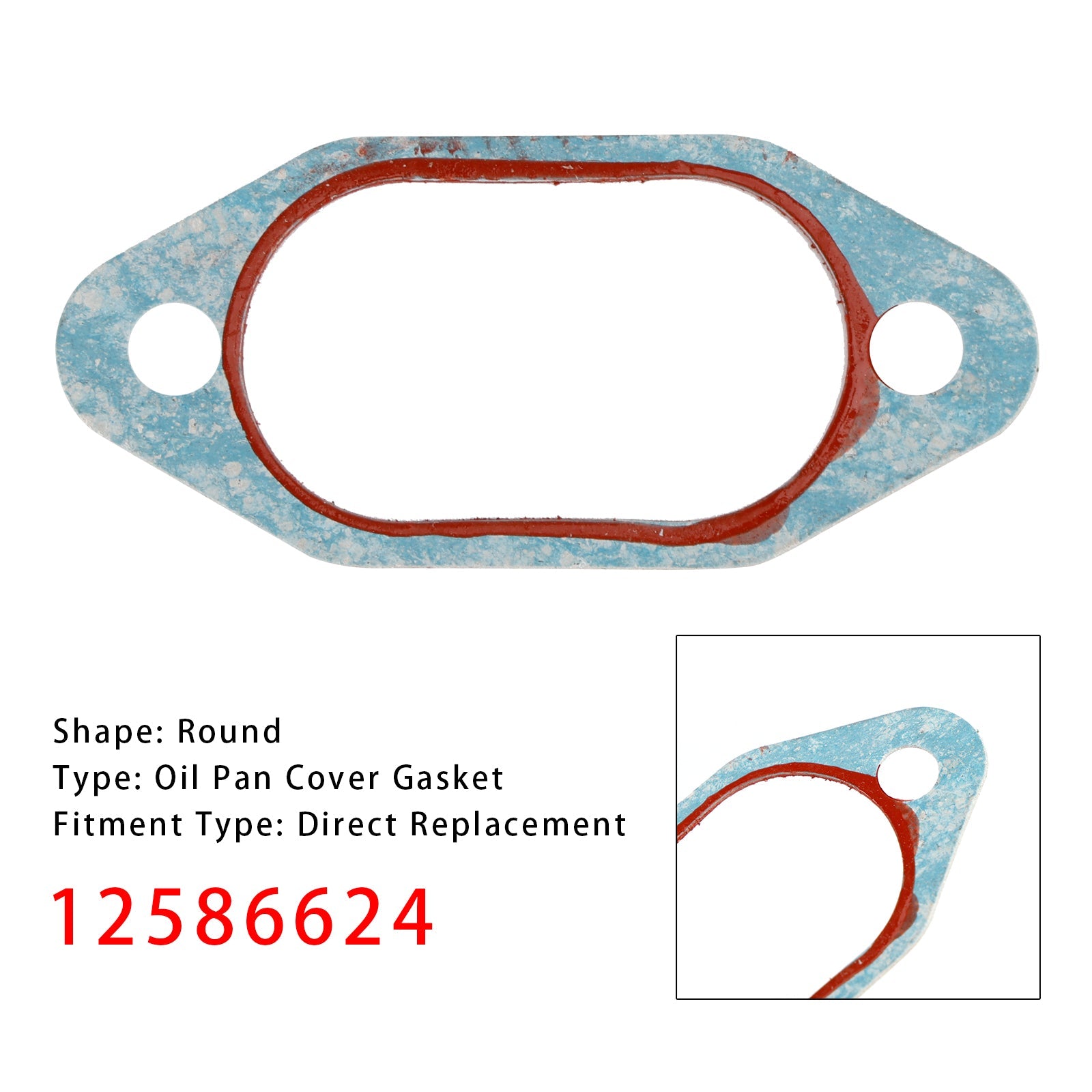 12586624 Oil Pan Cover Gasket