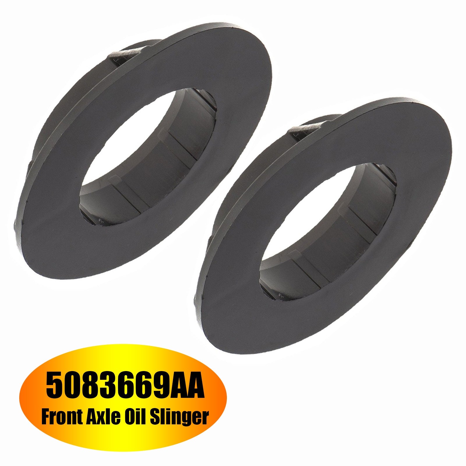 2x Front Axle Oil Slinger 5083669AA for Jeep Wrangler JK 2007-2018