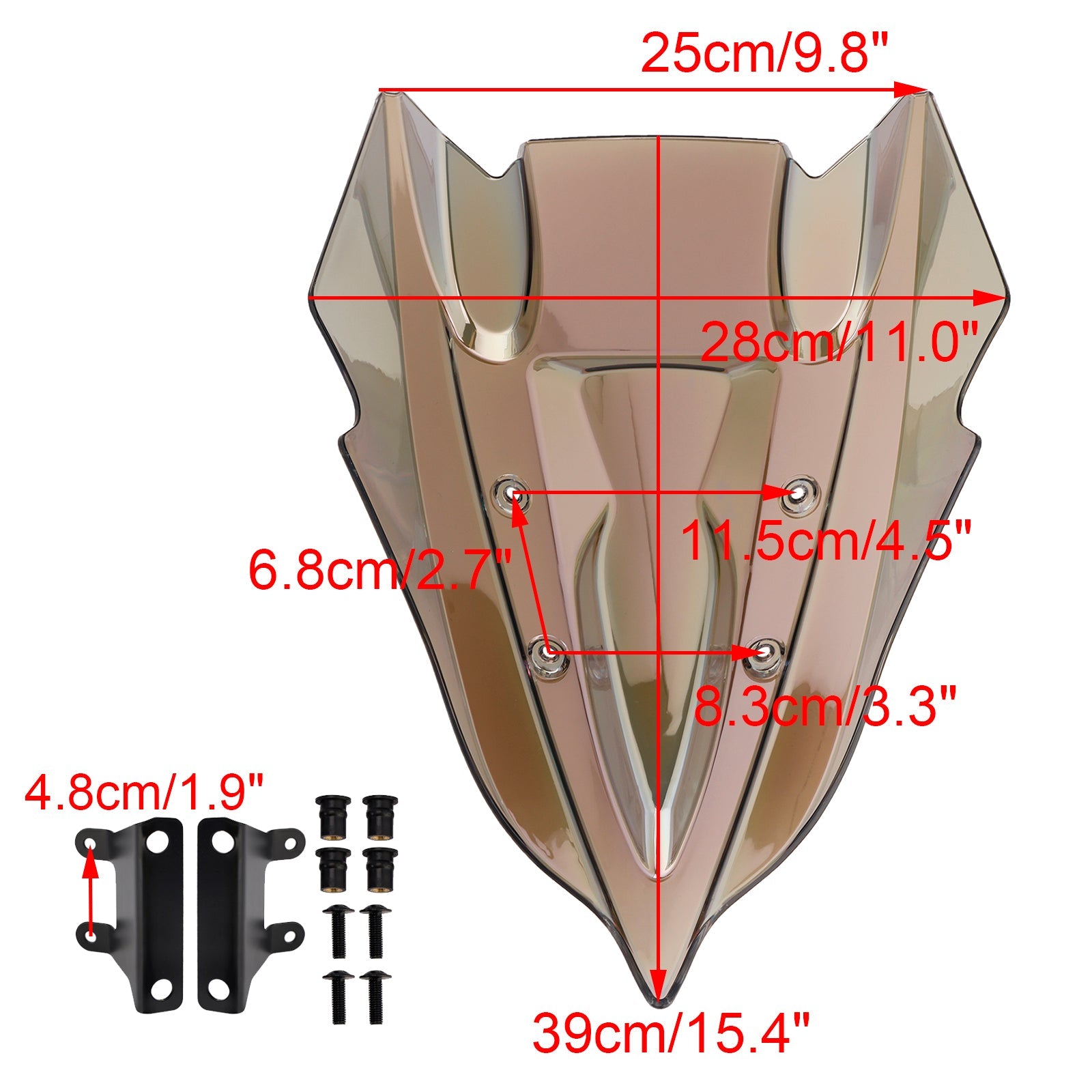 Windshield Windscreen for KAWASAKI Z500 2024-2025