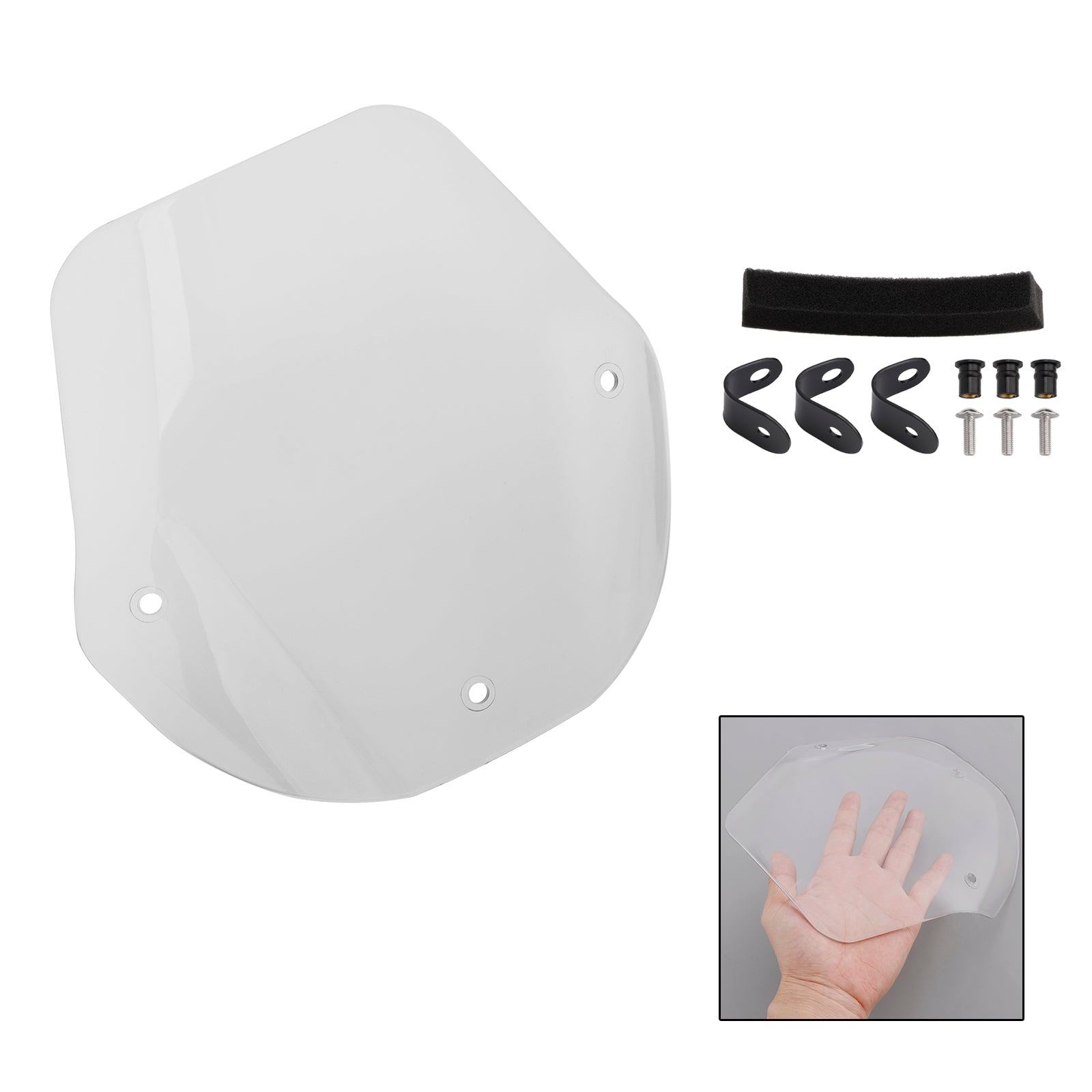 Windshield WindScreen + Bracket fit for Suzuki GSX-8S 2023-2024