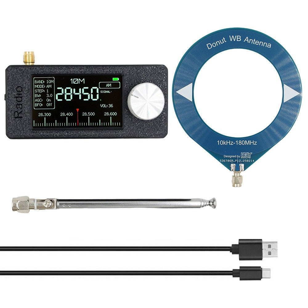 SI4732 Portable Radio 0.5-108MHz LSB AM FM Mini Pocket All-Band Radio Receiver