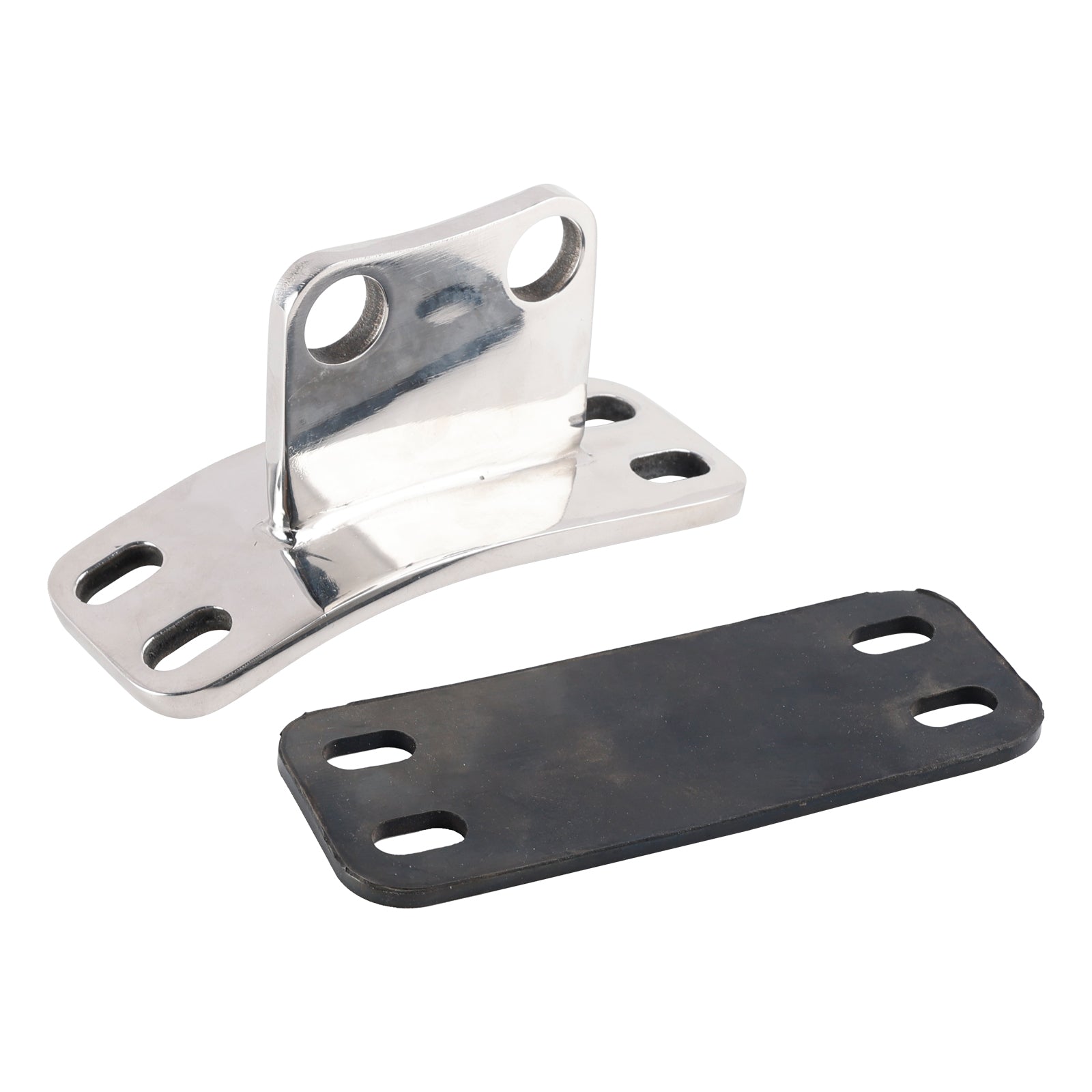 Peterbilt 359/379 Cab Lower Exhaust Stack Bracket Stainless 14-12998