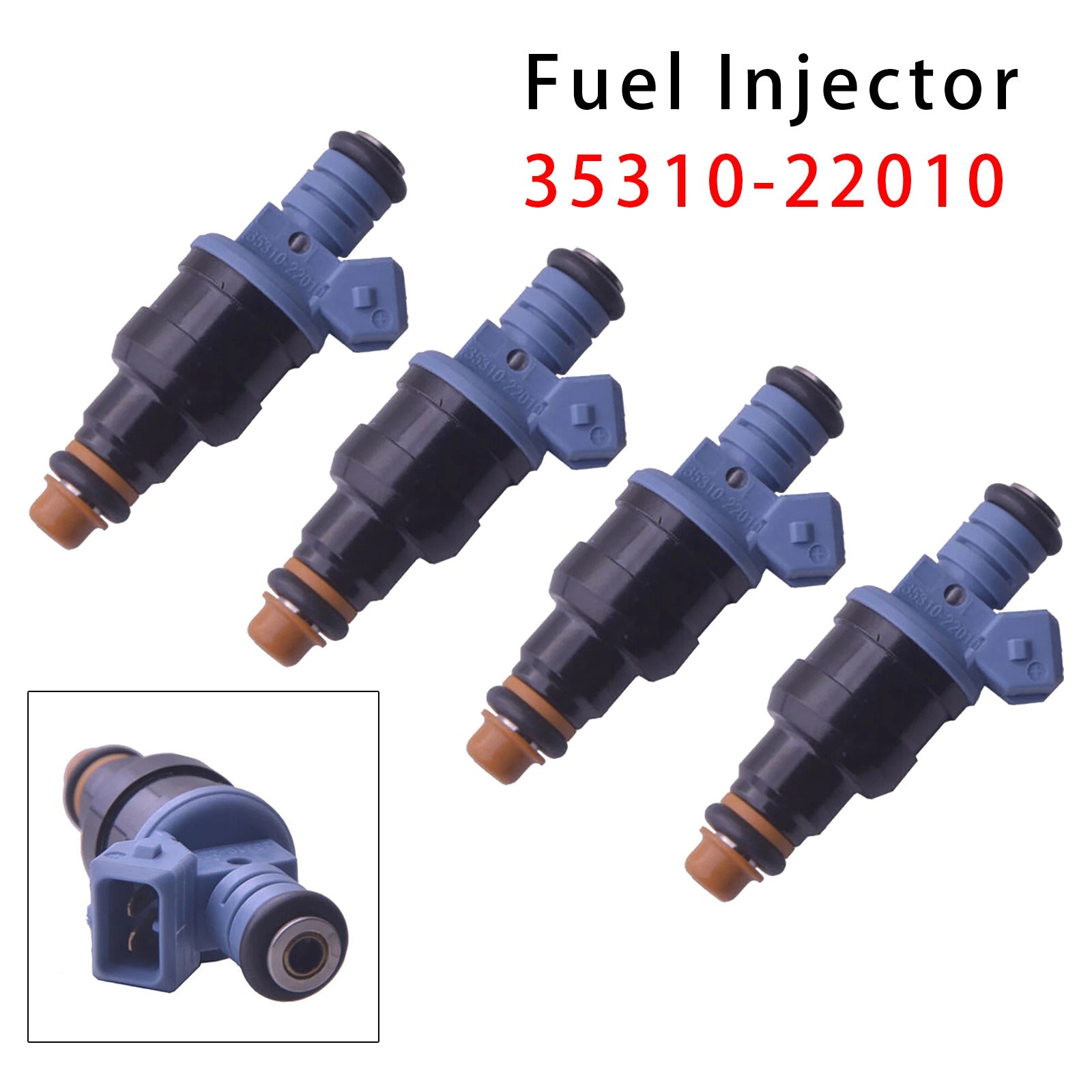 1994-1999 Hyundai Excel X3 1.5L 4 Cyl G4EK 4Pcs Fuel Injector 35310-22010