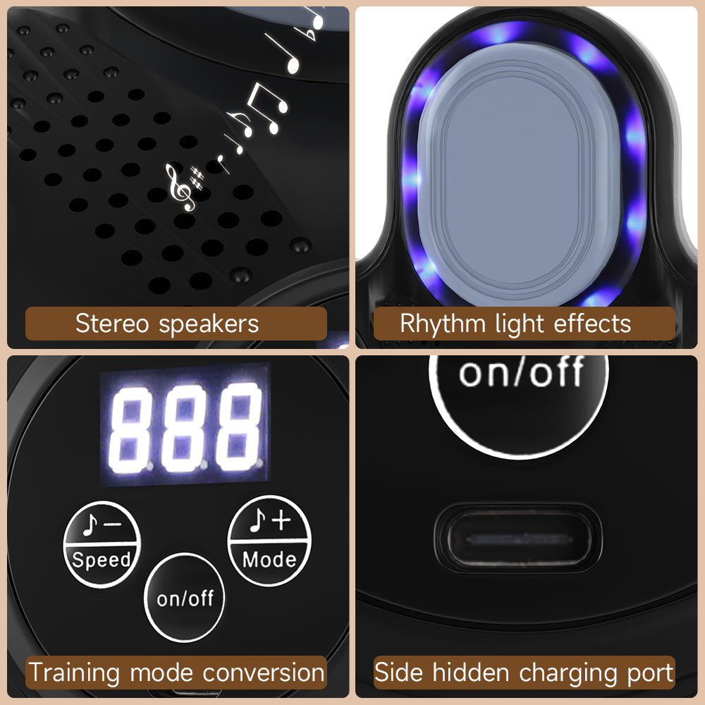 Indoor & Gym Workouts Music Boxing Machine with Boxing Gloves – Wall-Mounted Smart Boxing Trainer Electronic Punching Target for Home