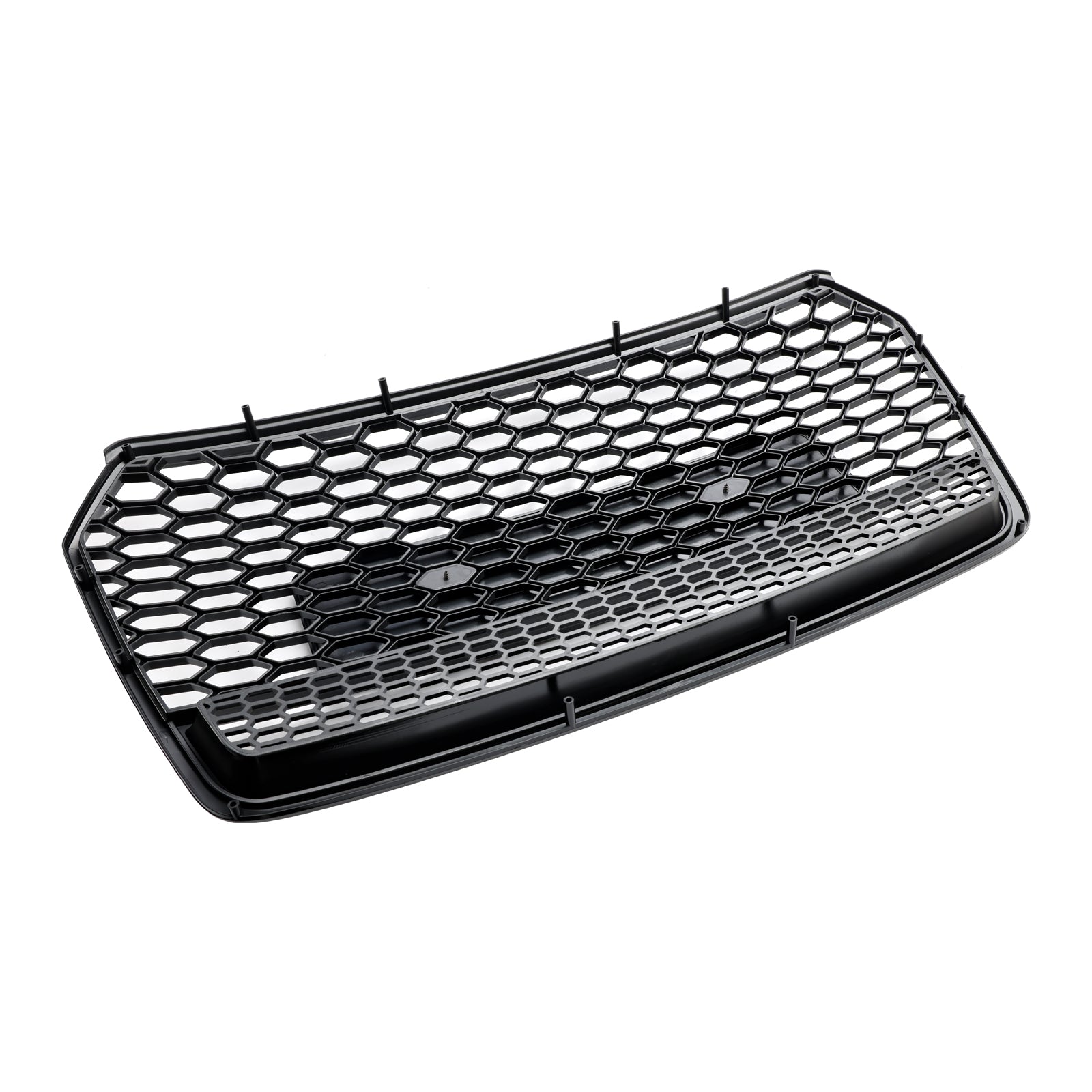 RS7 Style Honeycomb Front Bumper Grill Grille Fit Audi A7 C7 S7 2016-2018 Black