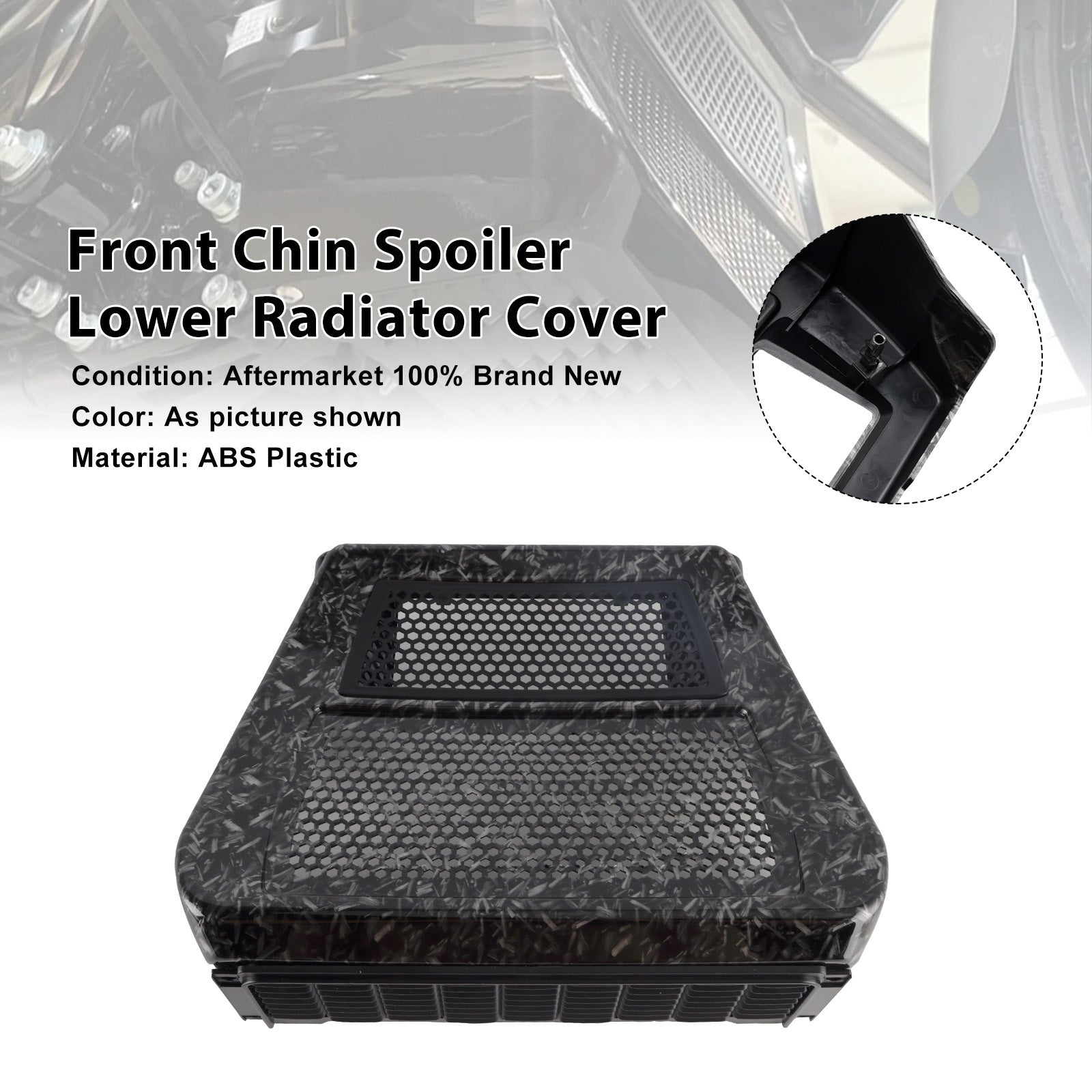 2024-2025 Harley CVO Road Glide ST FLTRXSTSE Lower Chin Spoilers Radiator Guard Cover