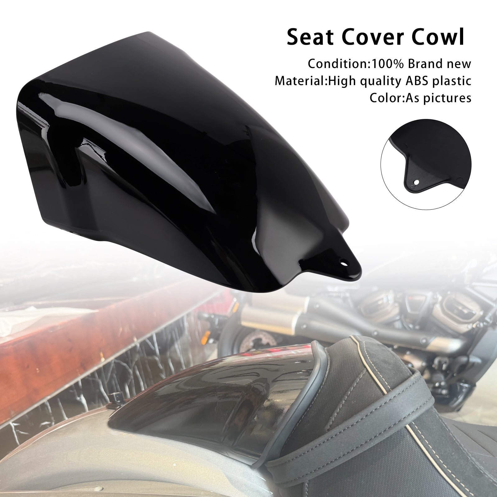 Passenger Seat Cover Cowl Camel Hump For Touring CVO Road Glide FLTRXSE 23-25