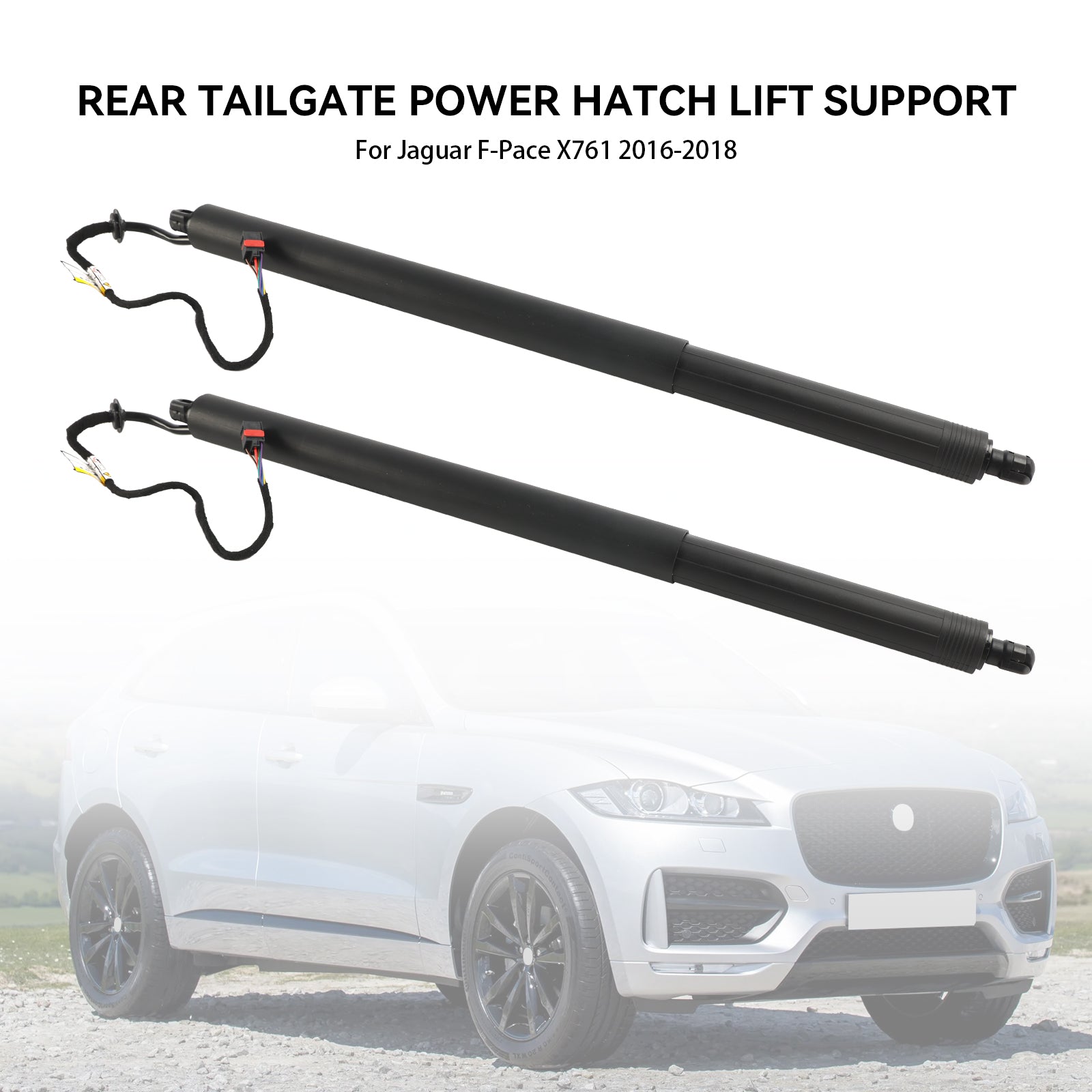 Jaguar F-Pace X761 2016-2018 2 puntales eléctricos traseros para portón trasero HK8370354AA