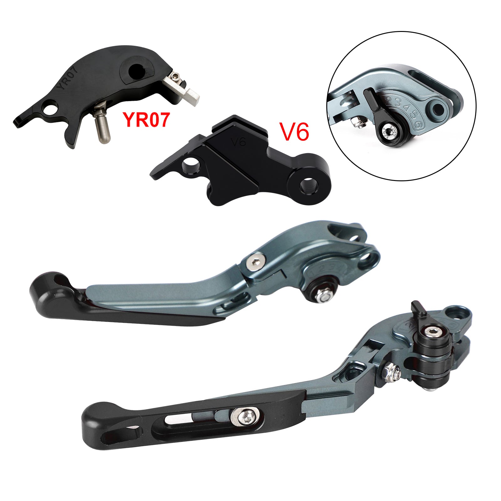 Adjustable Clutch Brake Lever fit for YAMAHA XSR900 XSR900GP MT-09 2024-2025