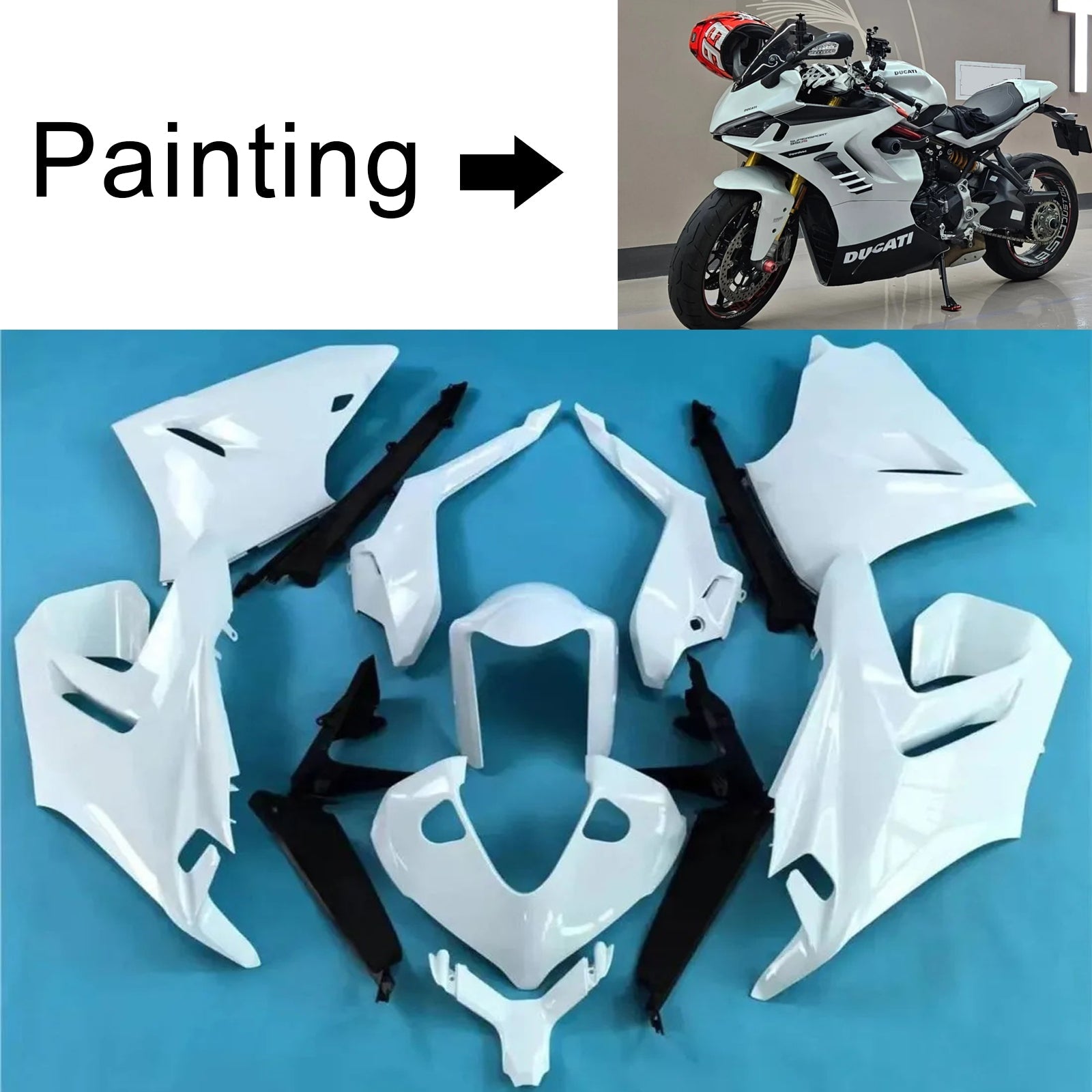 Ducati Supersport 950 950S 2021-2024 Fairing Kit Bodywork