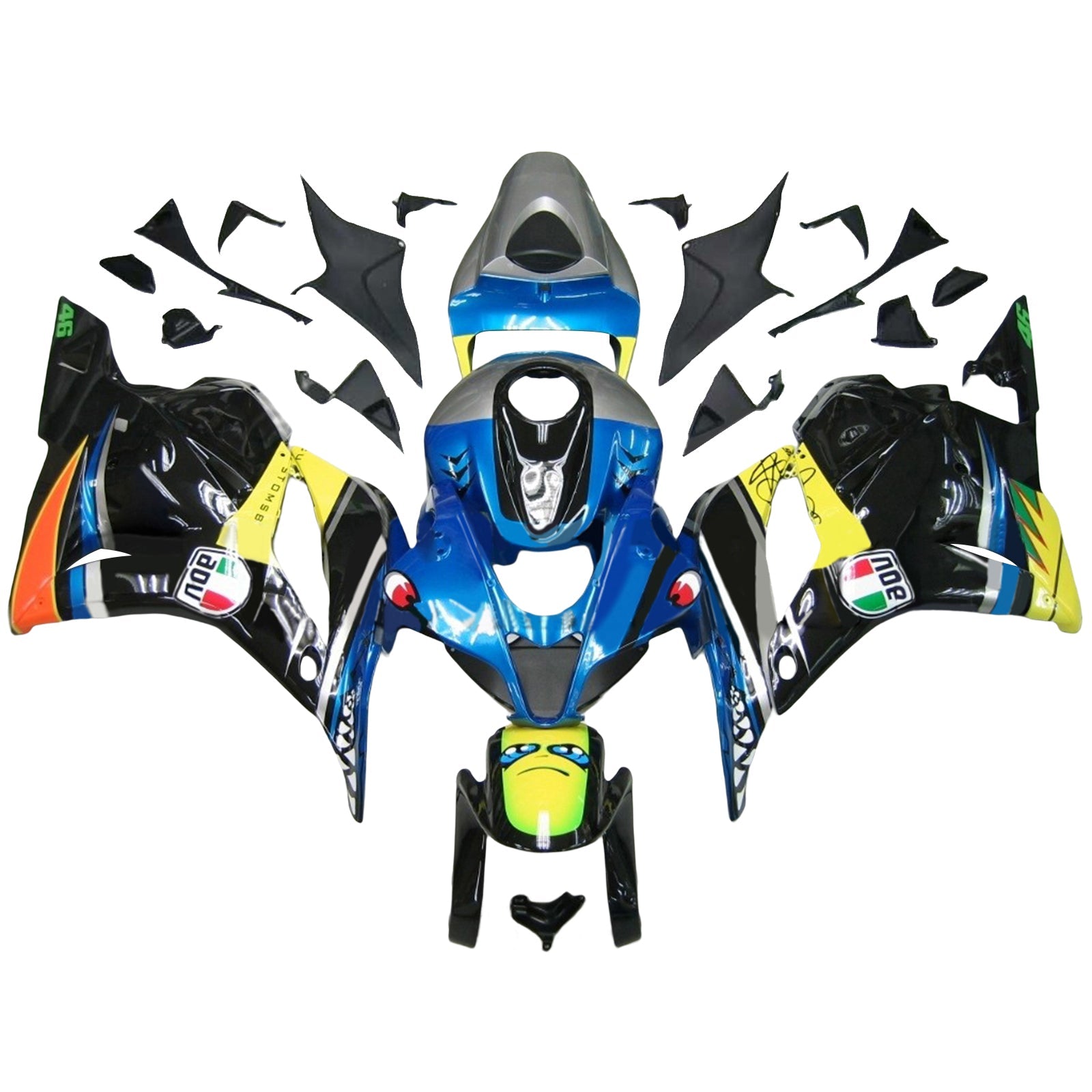 Honda CBR600RR 2009-2012 F5 Fairing Kit Bodywork Plastic ABS