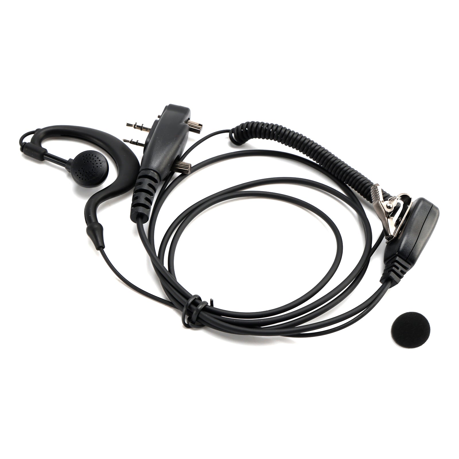 ICOM F1000-011 Curved Earhook Headset For ICOM A16 IC-F3230 F4230D F1100 F2100D