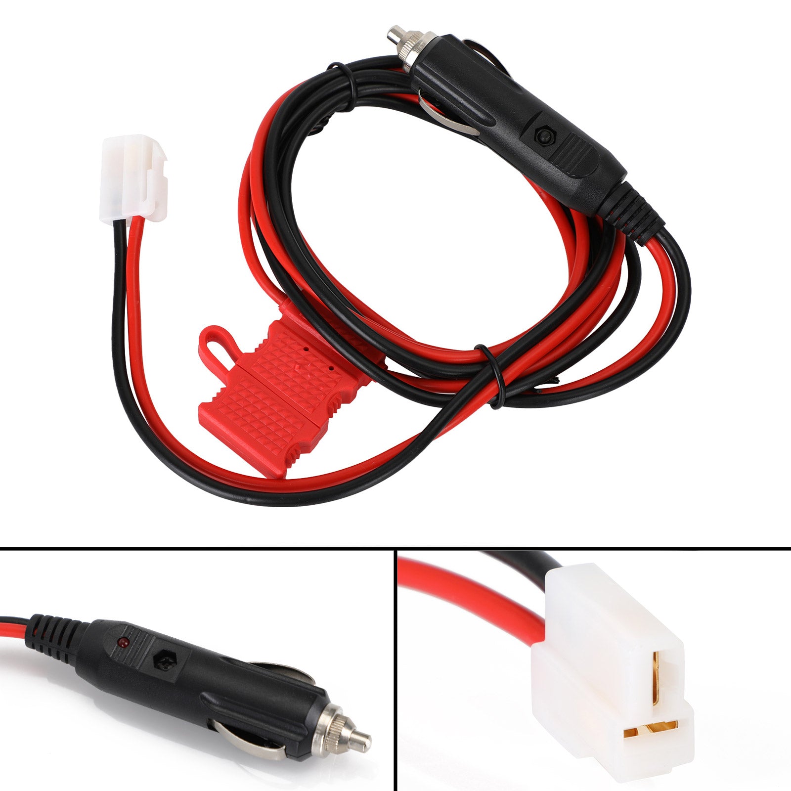 12V DC Power Cord Cable Cigarette For Kenwood ICOM TM481 TM281 TM-241/261