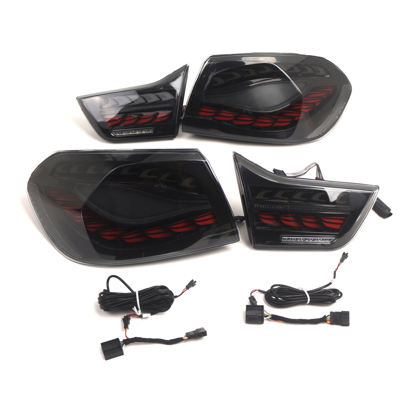 L&R Smoked LED Tail Lights Rear Lamp Assembly For BMW 4 M4 GTS F32 F33 F82