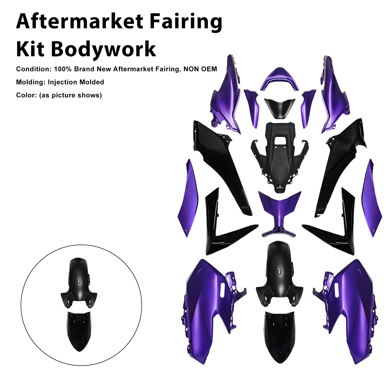 2025-2026 for Yamaha TMAX560 Injection Bodywork Fairing Kit