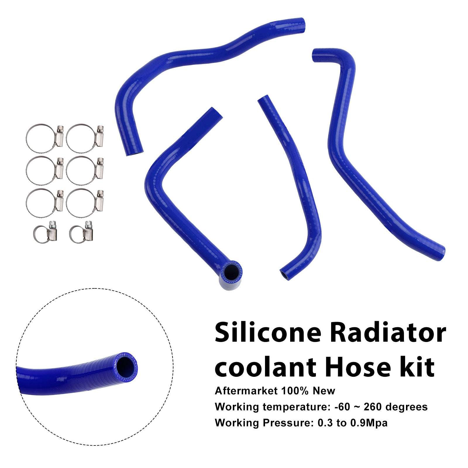 Silicone Radiator coolant Hose For Honda NX400 NX500 CB500 CB500F/X/R