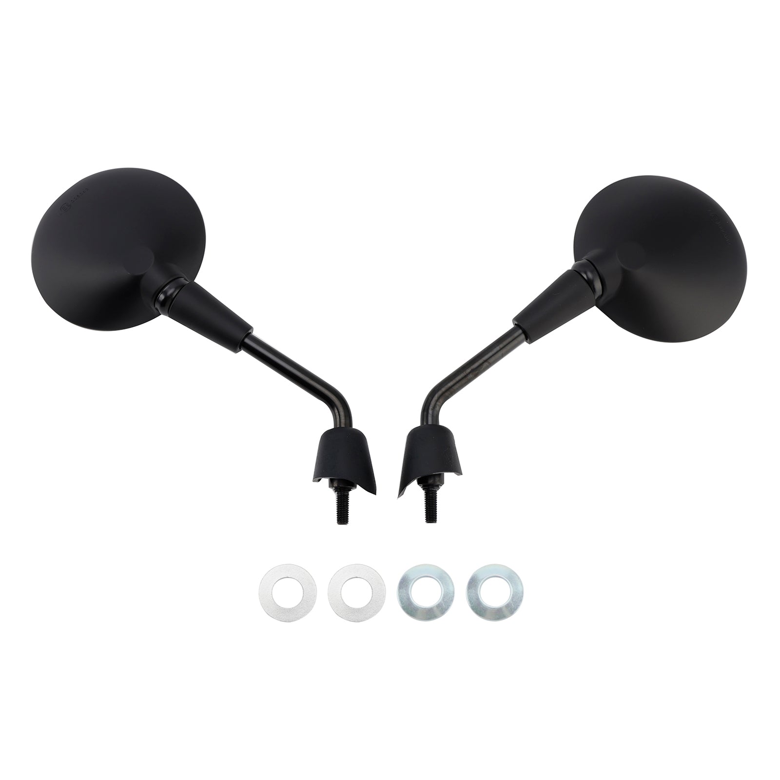 Mirror M8 Shorty left & right Black For Piaggio Vespa Primavera 50 125 150