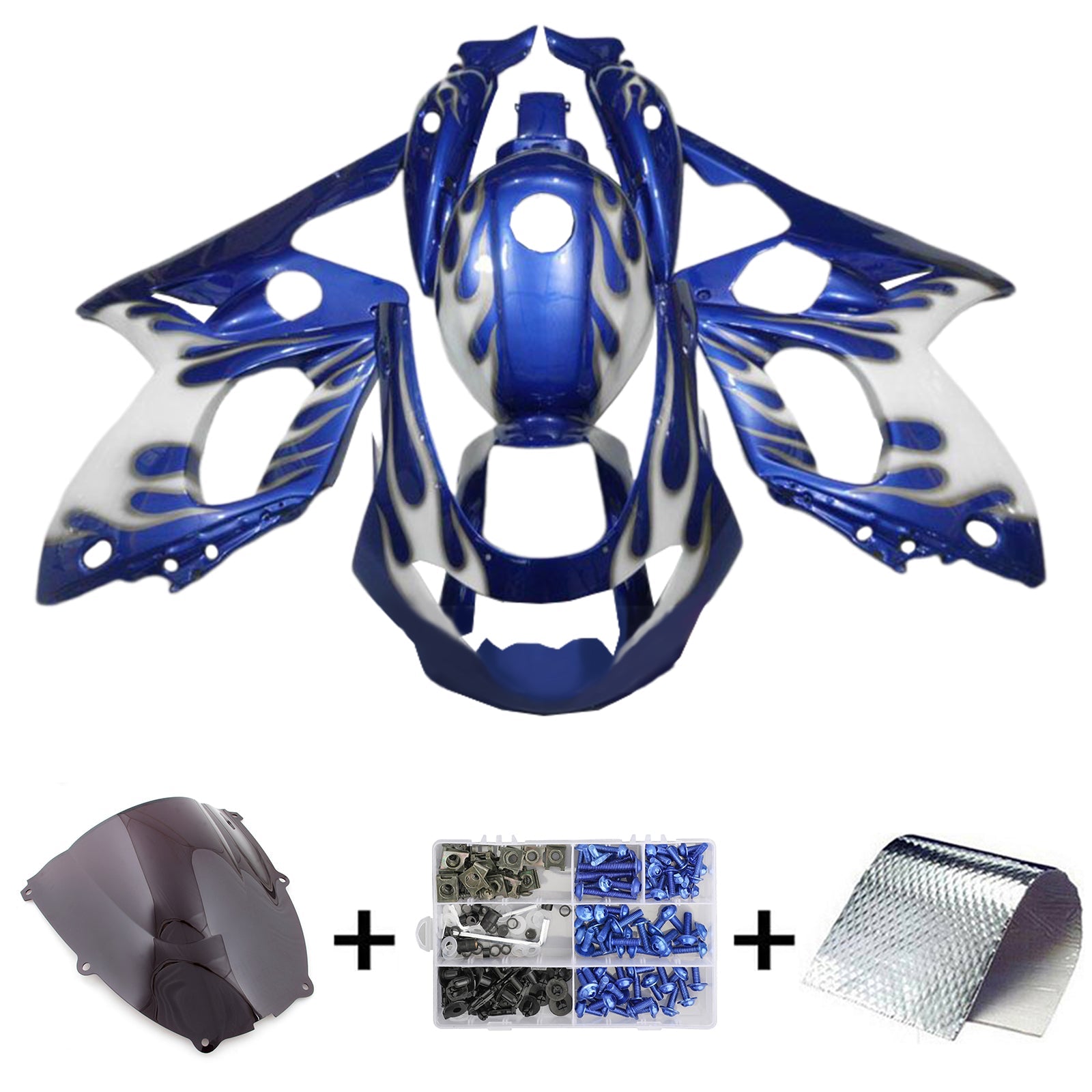 Yamaha YZF 600R Thundercat 1996-2007 Fairing Kit Bodywork Plastic ABS