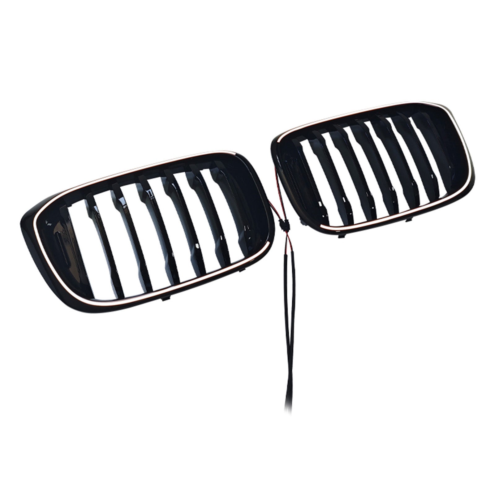 2018-2021 For BMW X4 G02 Pre-Facelift Front Kidney Mesh Grille Grill Gloss Black 51138469960