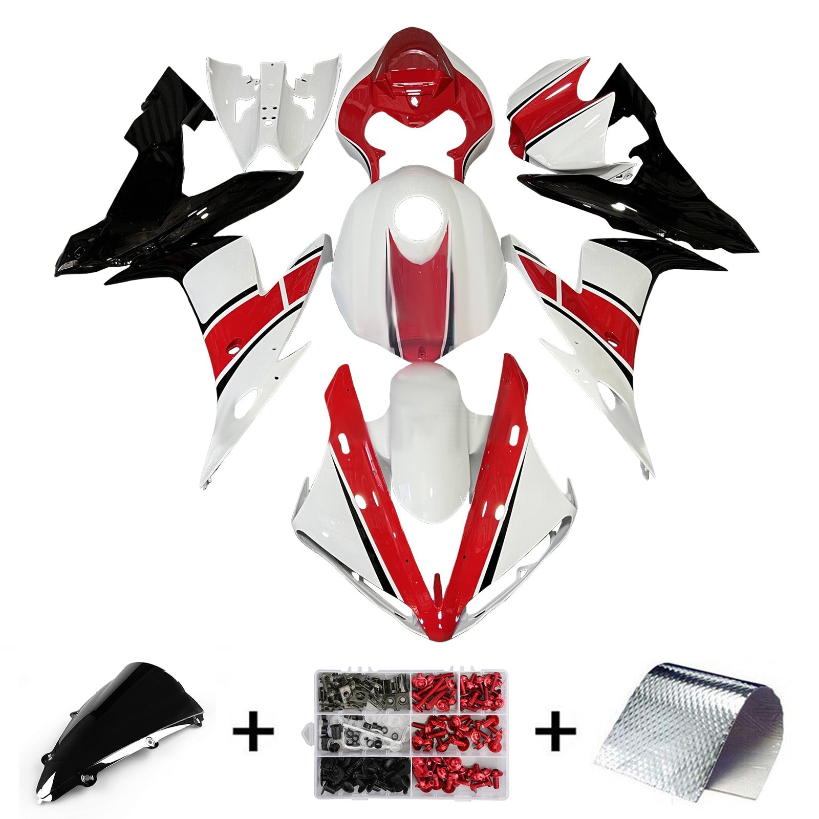 Injection Fairing Kit Bodywork Plastic ABS For Yamaha YZFR1 YZF-R1 2004-2006