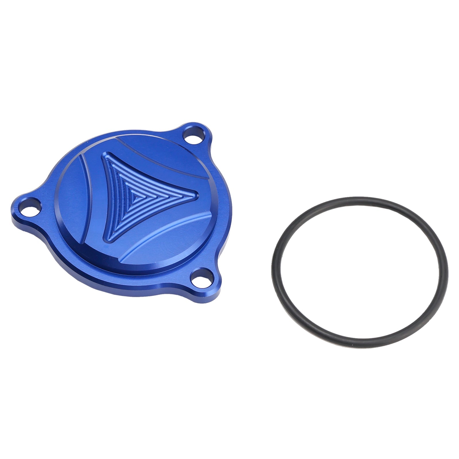 CNC Blue Oil Filter Cover For Suzuki Burgmann UH 125 150 200 DR-Z 400 E S SM