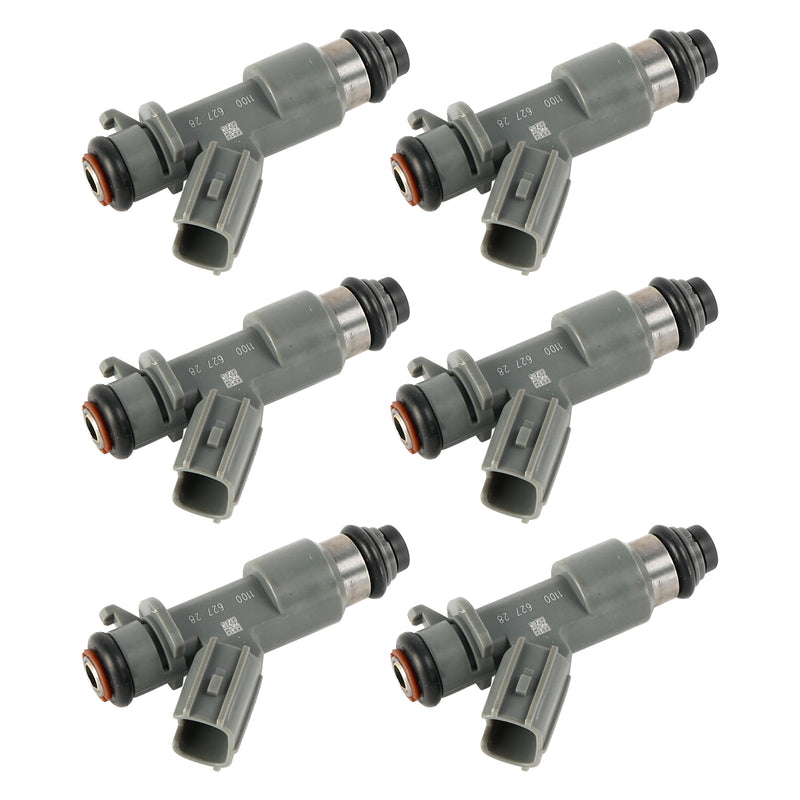 6PCS Fuel Injector 16450-R70-A01 Fit Accord Crosstour MDX 3.0L 3.5L 3.7L V6