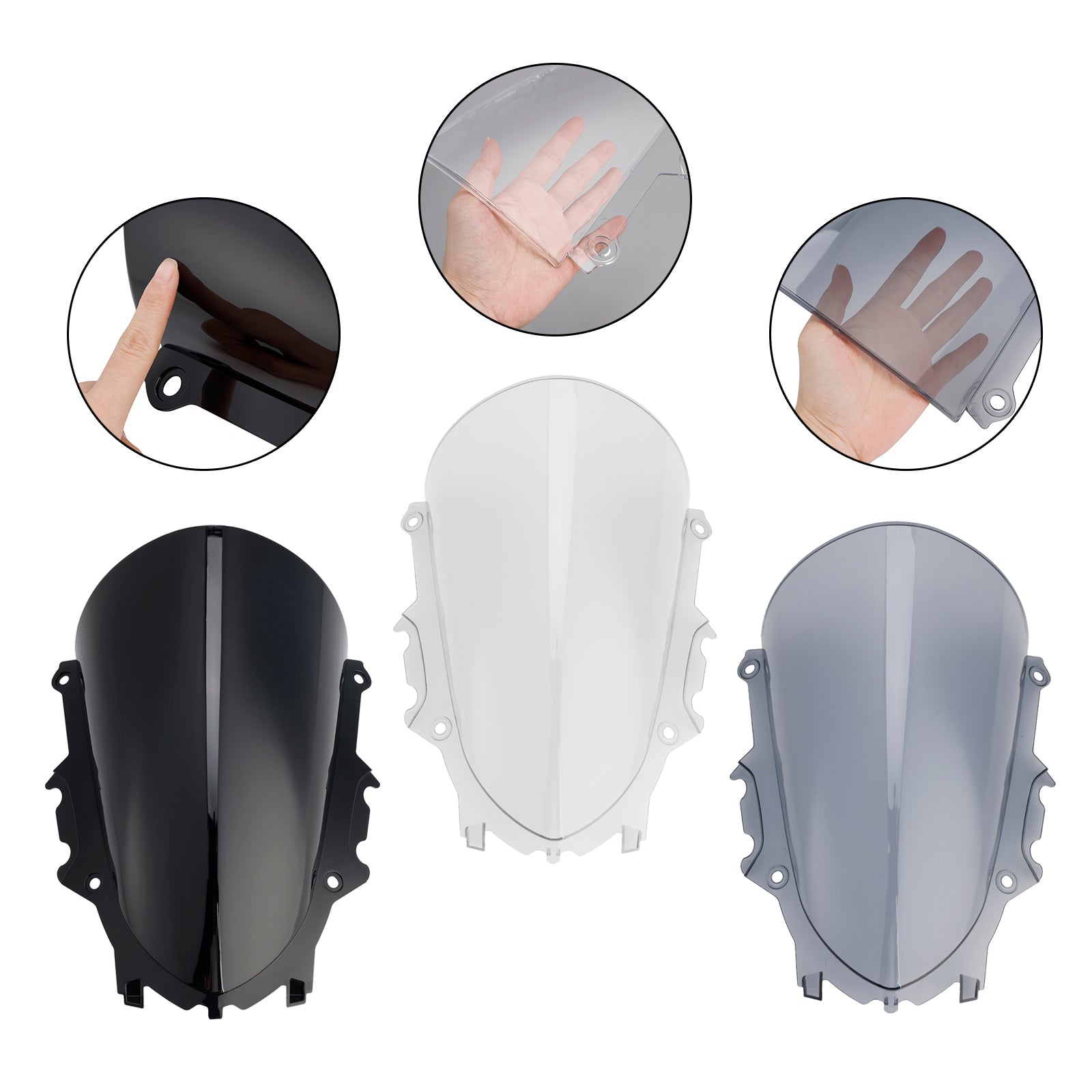 2015 R3 Windscreen 2019-2025 YAMAHA YZF-R3 YZF-R25 Windshield WindScreen