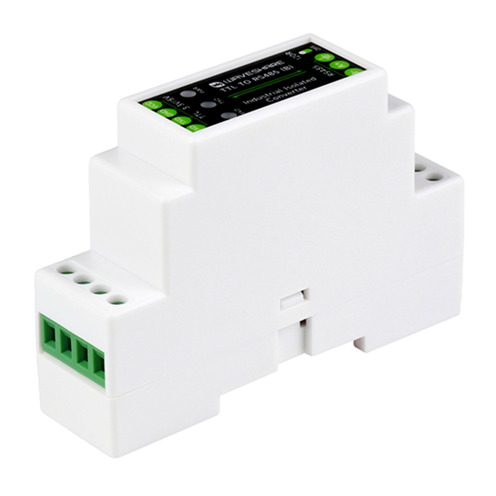 TTL to RS485 Electrical Isolation Module DIN Rail Serial Converter Surge Protect