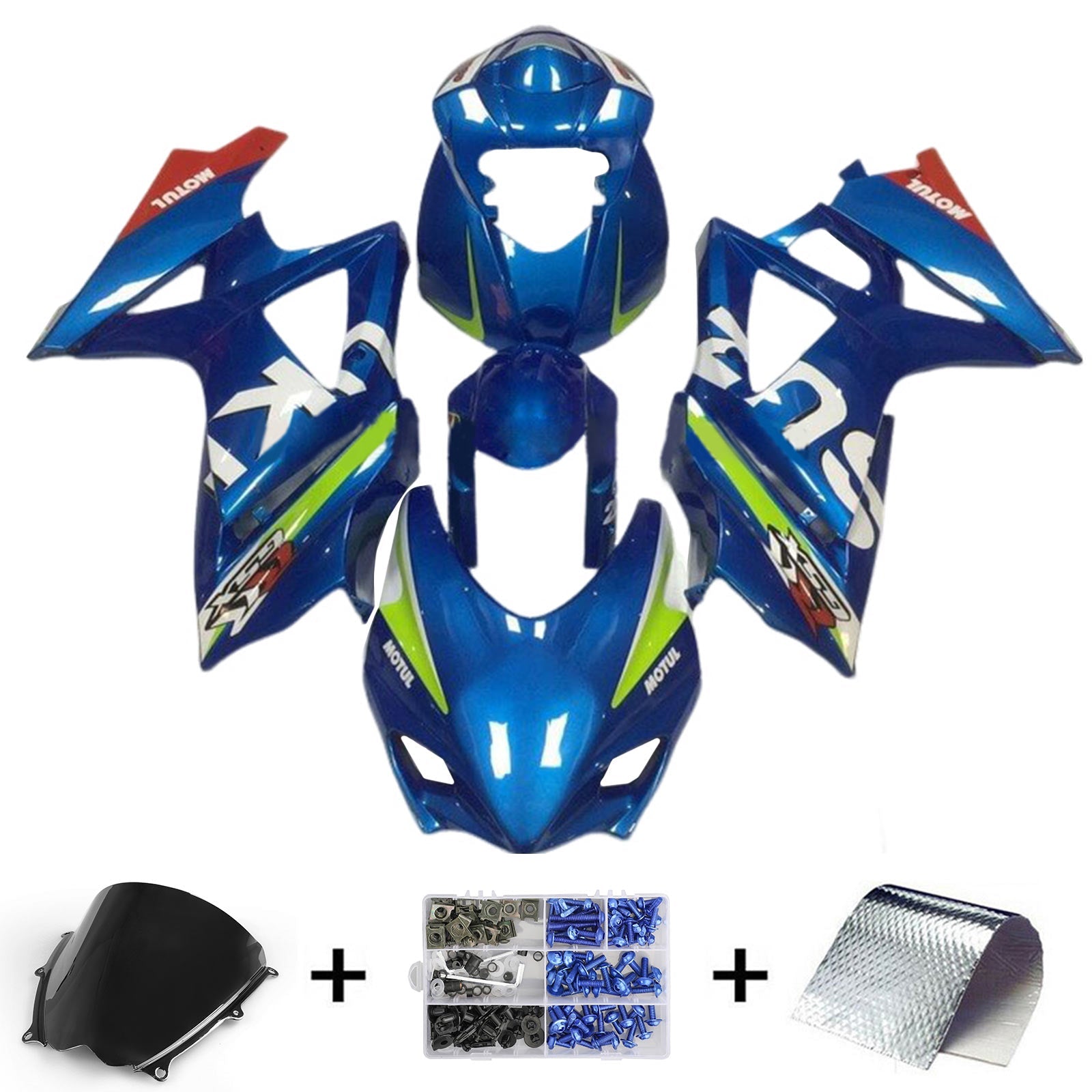 Amotopart Suzuki GSXR1000 2007-2008 K7 Fairing Kit Bodywork Plastic ABS