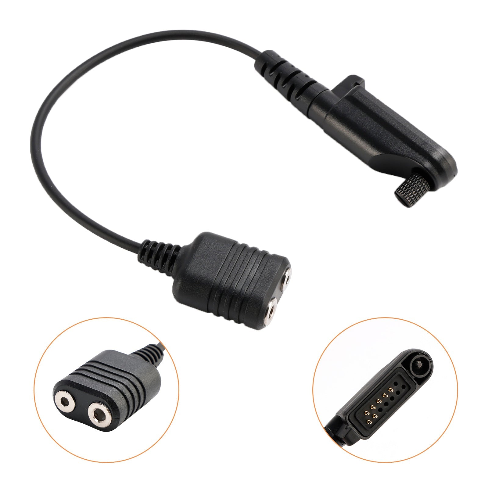 K Interface Headset Port Converter Cable for Hytera HYT HP680 HP700 HP780 Z1P