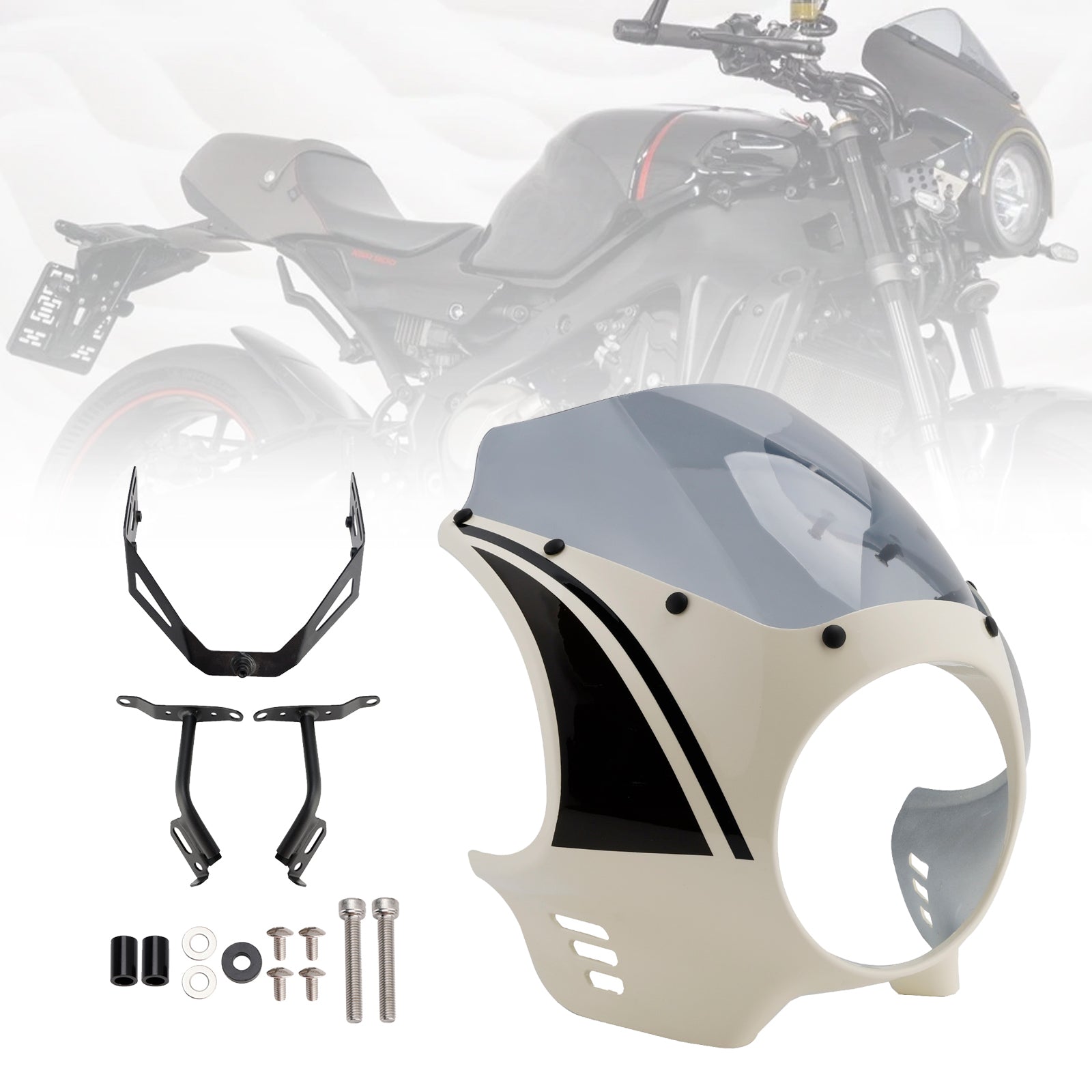 2022-2025 Yamaha XSR900 Headlight Fairing Windshield WindScreen