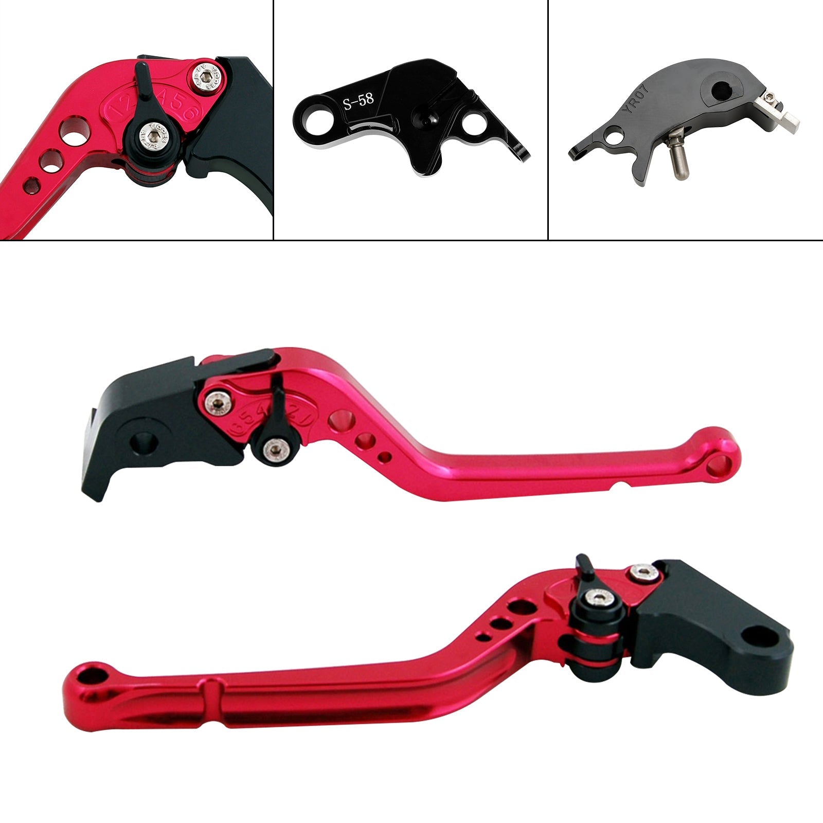 Long Clutch Brake Lever fit for YAMAHA YZF R7 MT-10/SP FZ-10/SP 2022-23