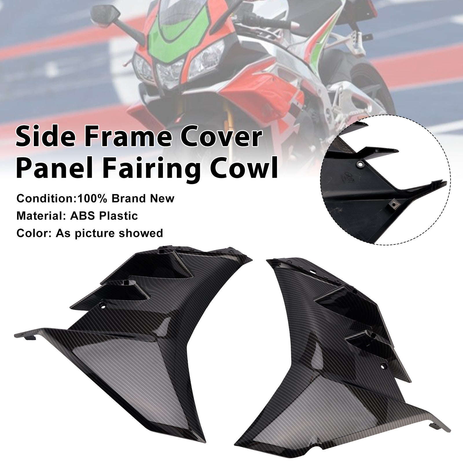 Side Frame Cover Panel Fairing Cowl For Aprilia RSV4 2021-2024