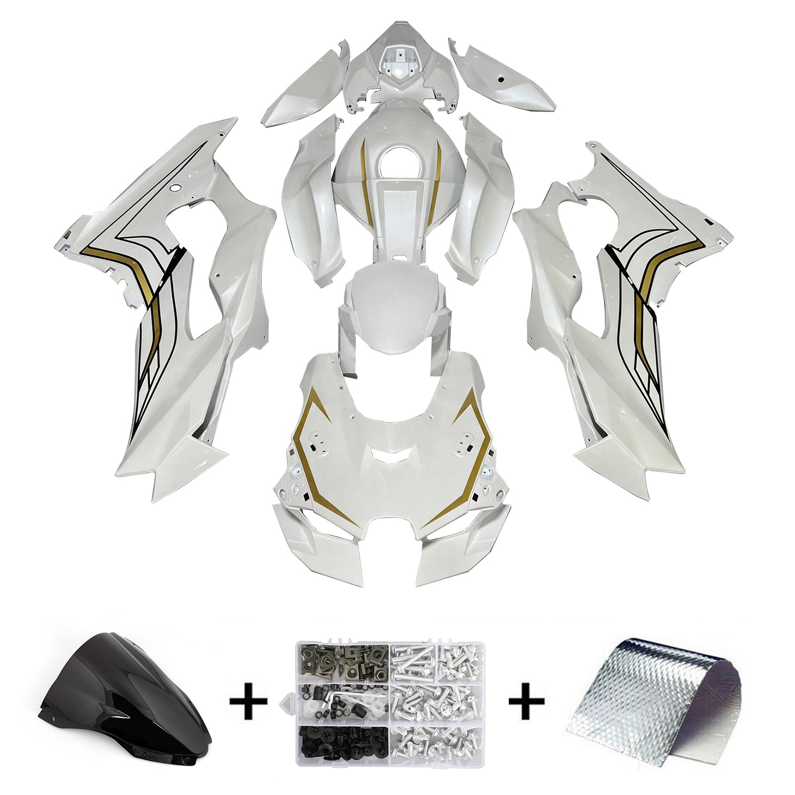 Kawasaki ZX-10R ZX-10RR 2021-2024 Fairing Kit Bodywork ABS