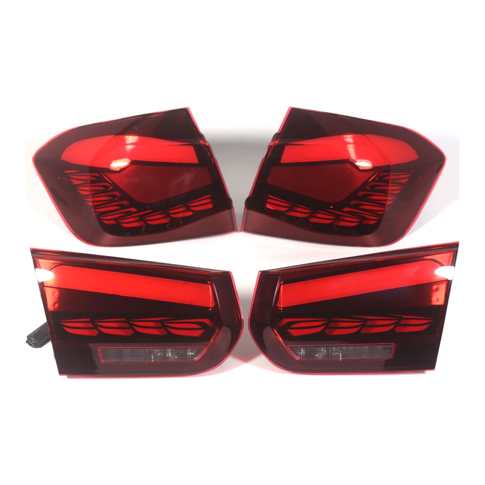 2012-2018  BMW 3 Series F30 F80 316d  L&R Red LED Tail Lights Rear Lamp Assembly 63217313039 63217372793