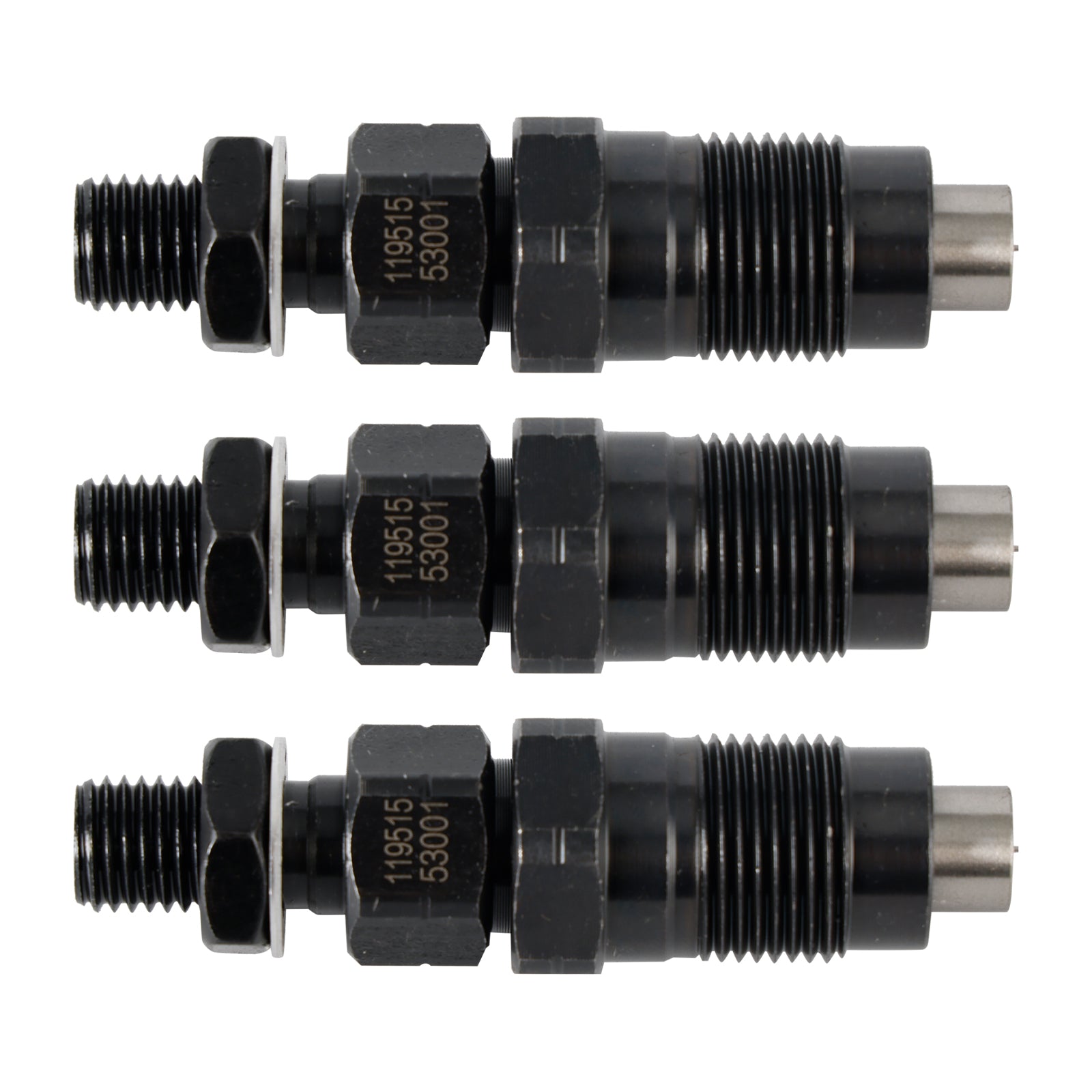 3Pcs Fuel Injector For Yanmar 3TNV70 3YM20 3YM30 2YM15 Engines 119515-53001