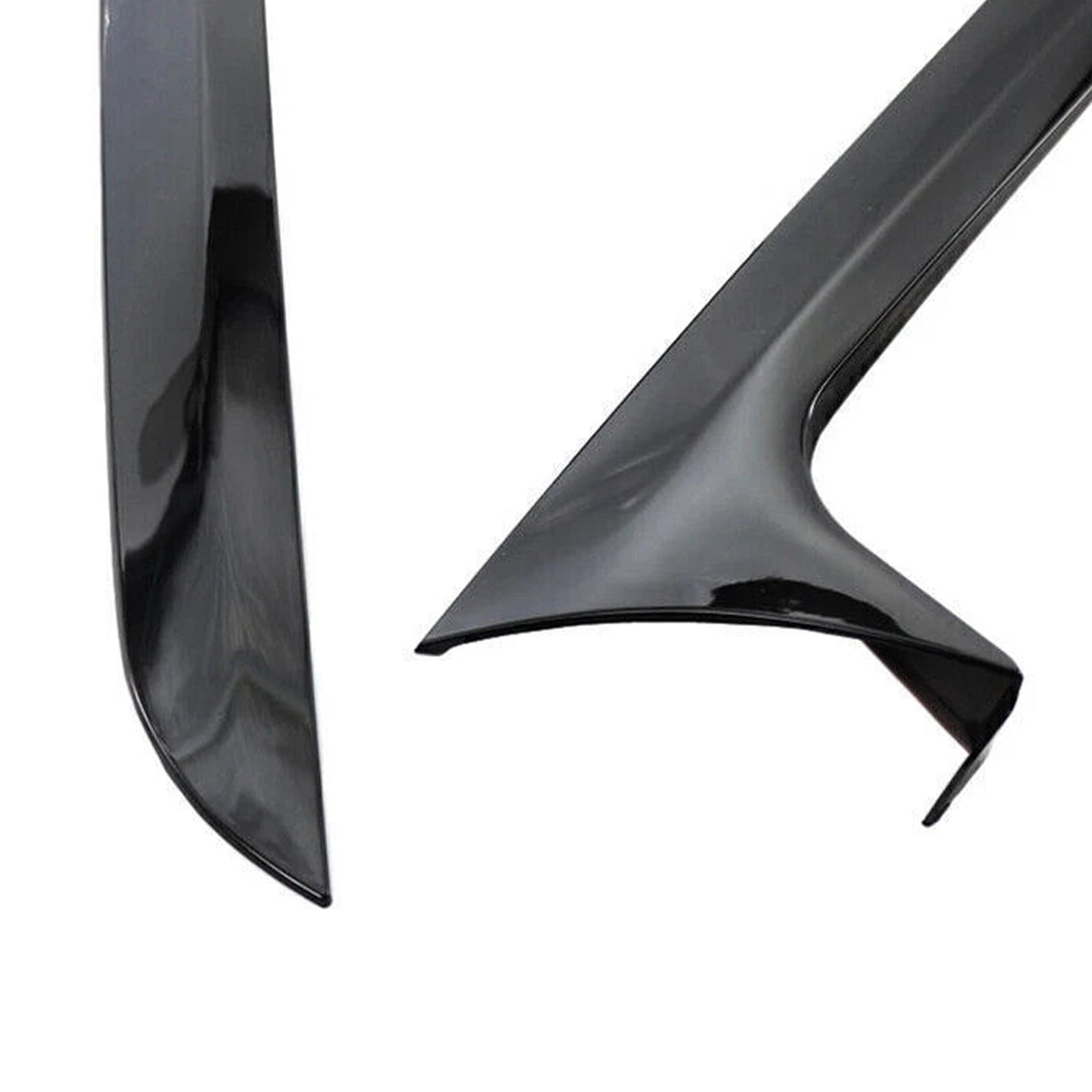 2012-2018 Audi A6 C7 Allroad Avant Gloss Black Pair Rear Window Side Wing Spoiler