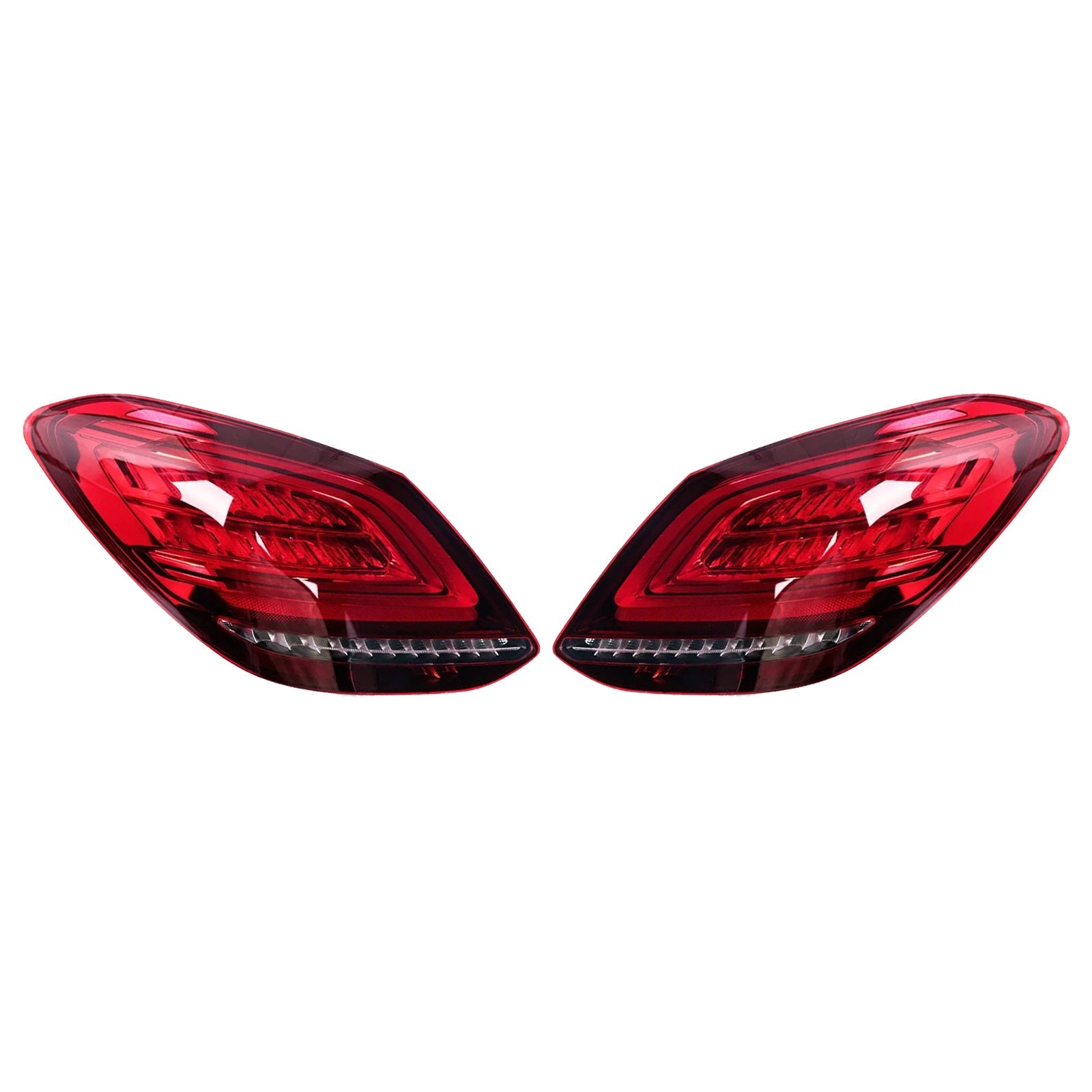 2019-2021 Mercedes Benz W205 Facelift C43 AMG 4Matic Left+Right LED Rear Tail Light Brake Lamp 059067103 2059067203