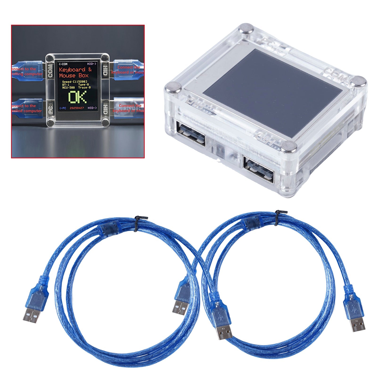 Kmbox Keyboard Mouse Controller Dual Machine Control Learning Development Board