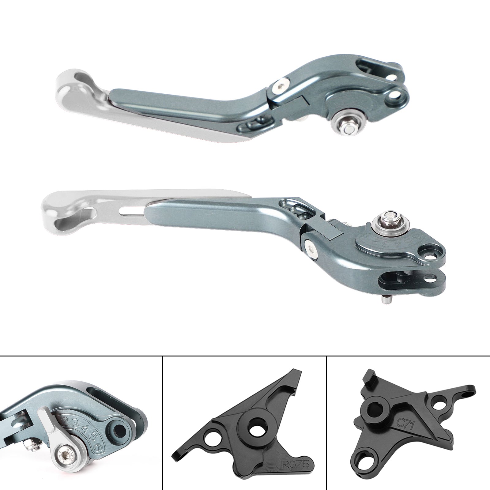 BMW R Nine T /Pure /Racer 2017-2023에 적합한 조절 식 클러치 브레이크 레버