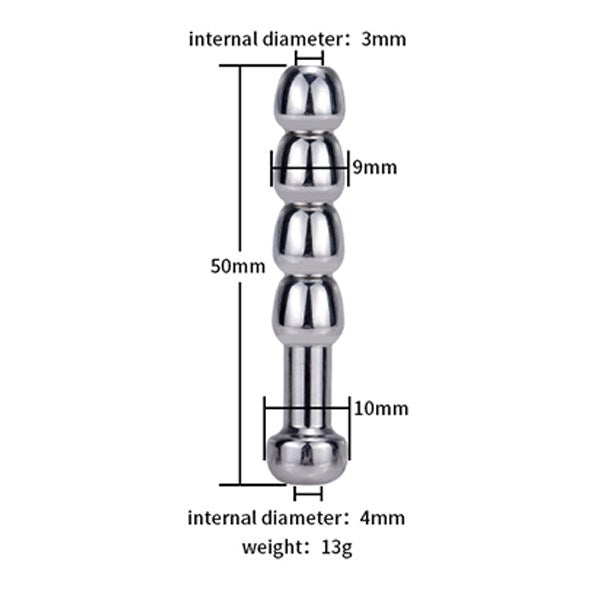 Urethral Stretching Penis Dilator Hollow Plug Stainless Steel For Male Stimulate