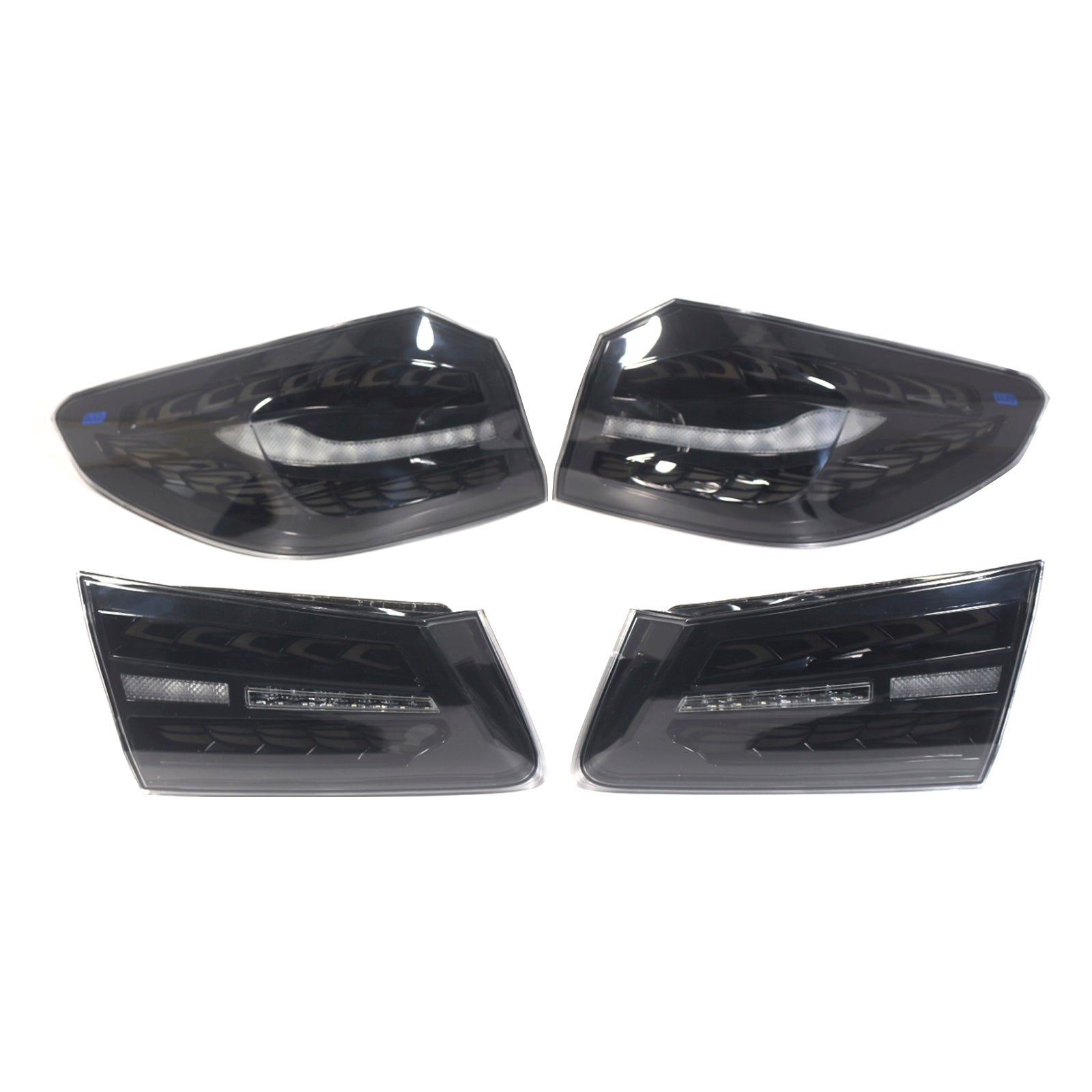 2018-2020 BMW 5 G30 G38 L&R Smoked LED Tail Lights Rear Lamp Assembly 63217376469 63217376470