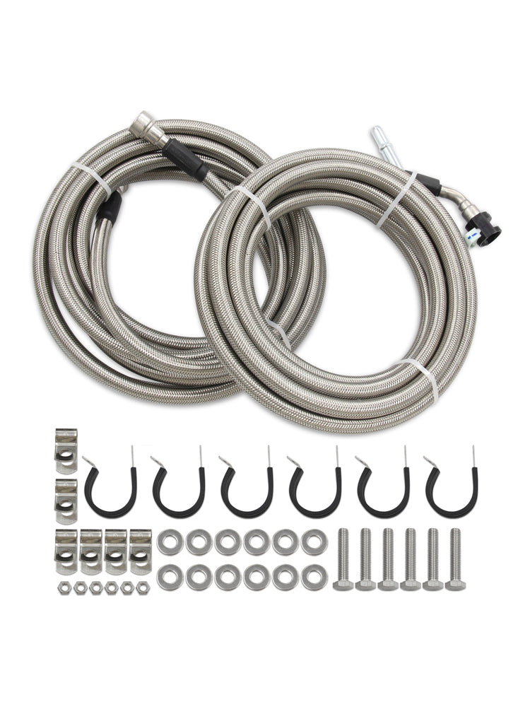 Stainless Steel Braided Fuel Line Kit Quick Fix QFF0015SS For HHR Cobalt Pontiac