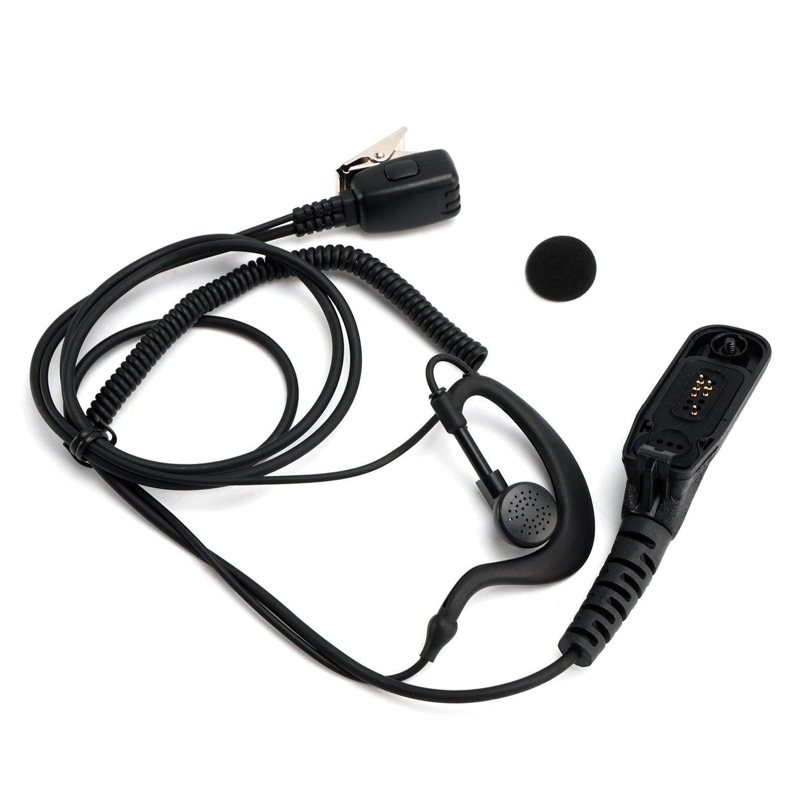 8268-614 Curved Earhook Headset For XPR6380 XiR P8260 DP3600 APX6000 GP328D